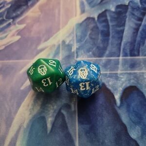 Spindown Dice Magic the Gathering Set of 2 - Dominaria